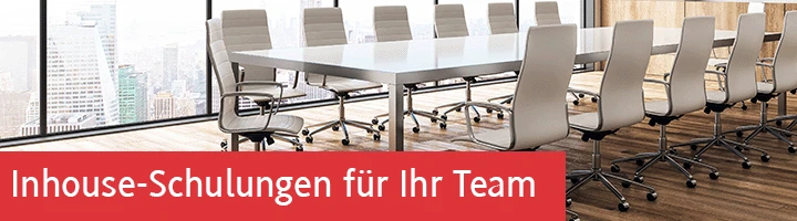Banner zur Bewerbung unserer Inhouse-Schulungen